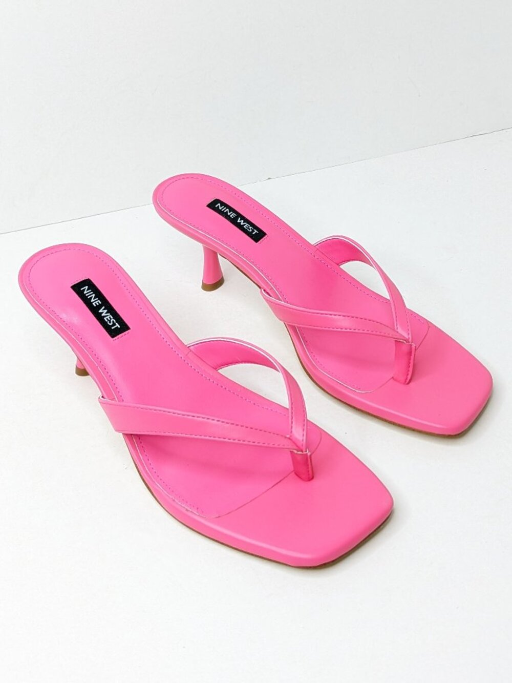 Nine West Andela Heeled Sandals Hot Pink Womens 7.5